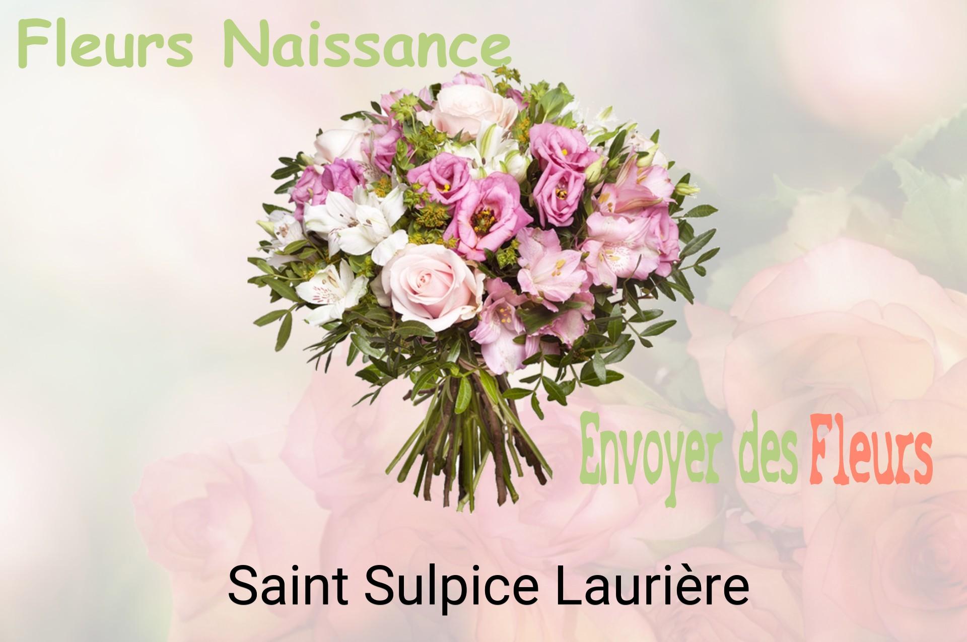 Bouquet de fleurs de naissance livré à Saint-Sulpice-Laurière